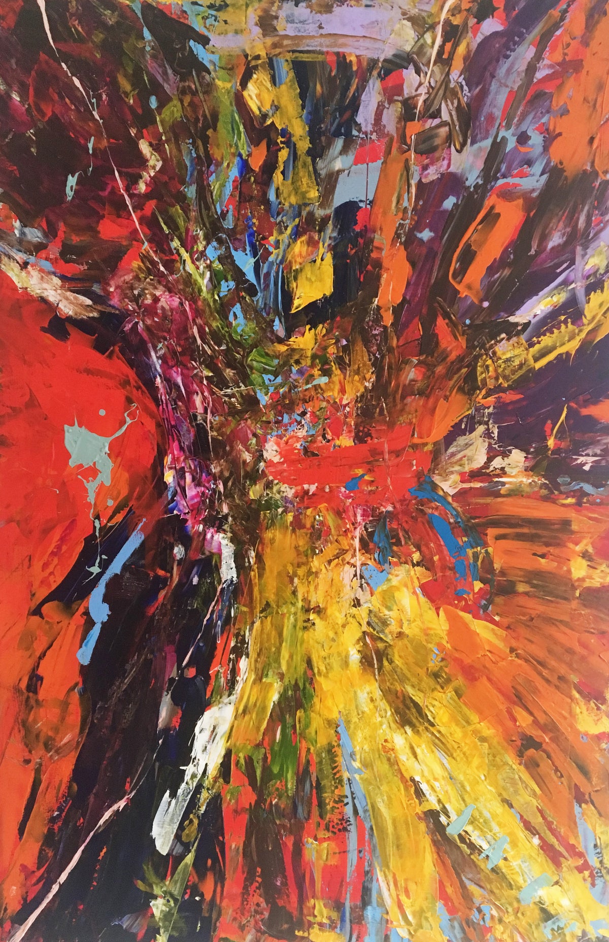Mountain view · 120 x 80 cm
