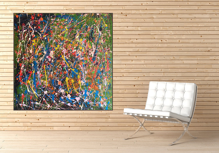 More energy and paint all over my studio