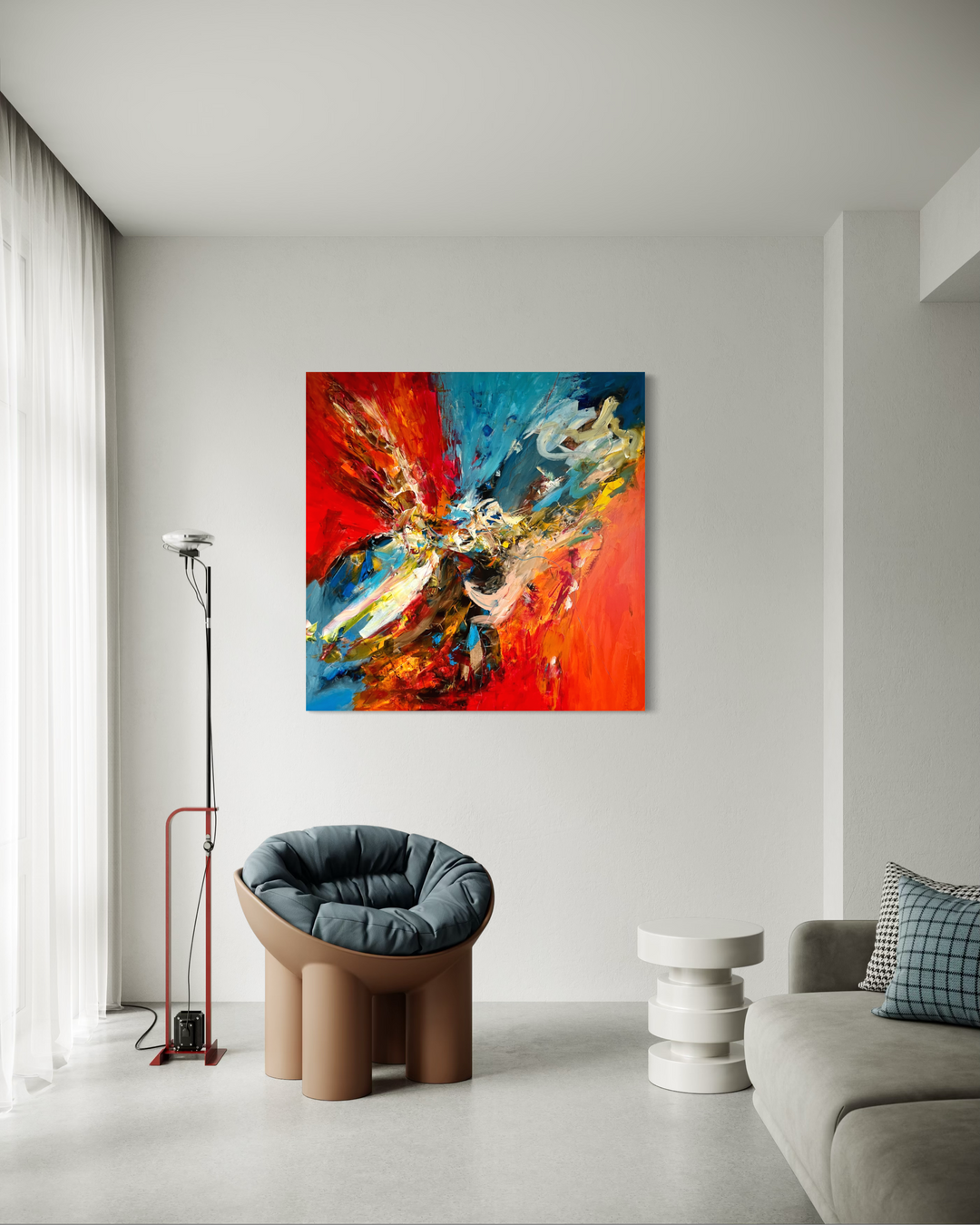 Rooster • 100 * 100 cm