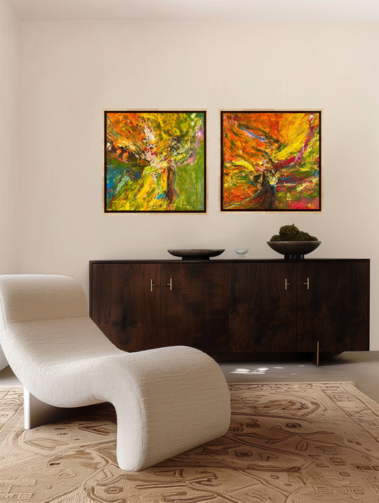 Spirit 1 & 2 • 50 * 50 cm