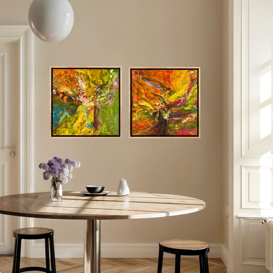 Spirit 1 & 2 • 50 * 50 cm