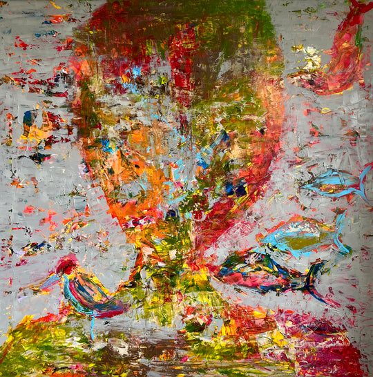 Mermaid • 130 * 130 cm