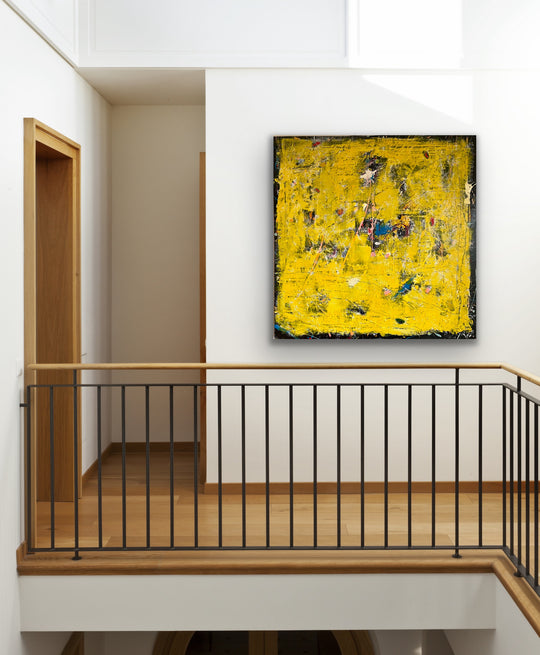 SOLGT / Yellow is the new Black • 100 * 100 cm
