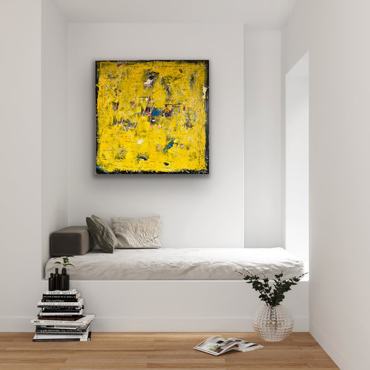 SOLGT / Yellow is the new Black • 100 * 100 cm