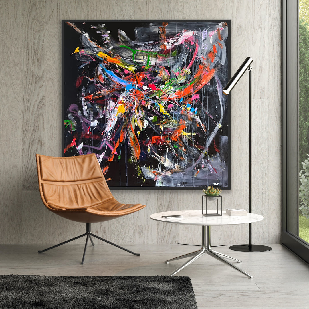 SOLGT / Black Out • 130 * 130 cm