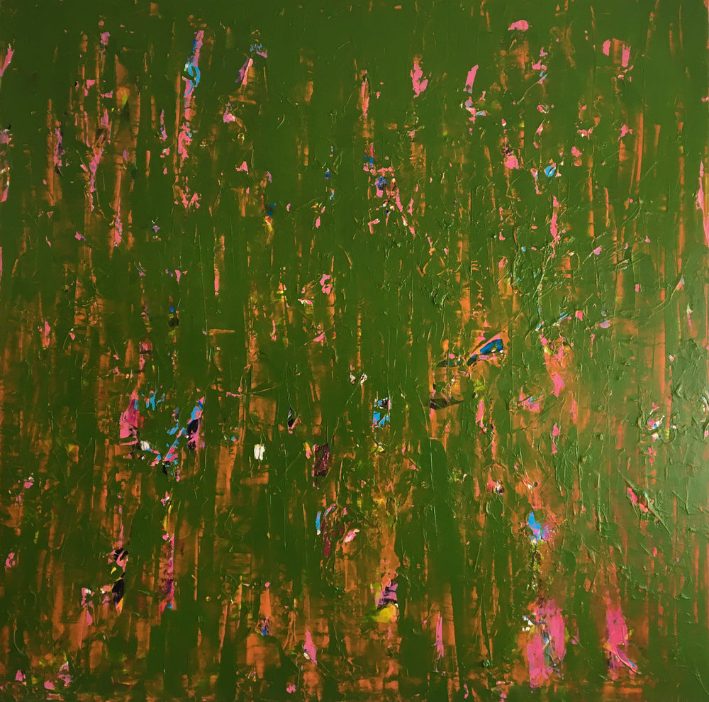 Evergreen · 150 x 150 cm.