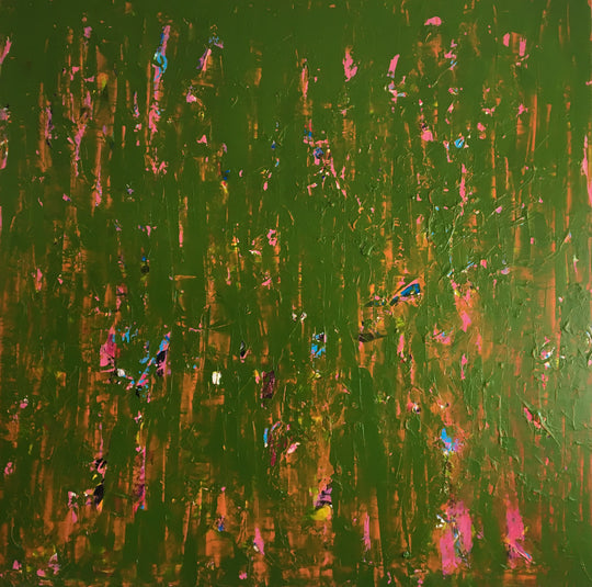 Evergreen · 150 x 150 cm.