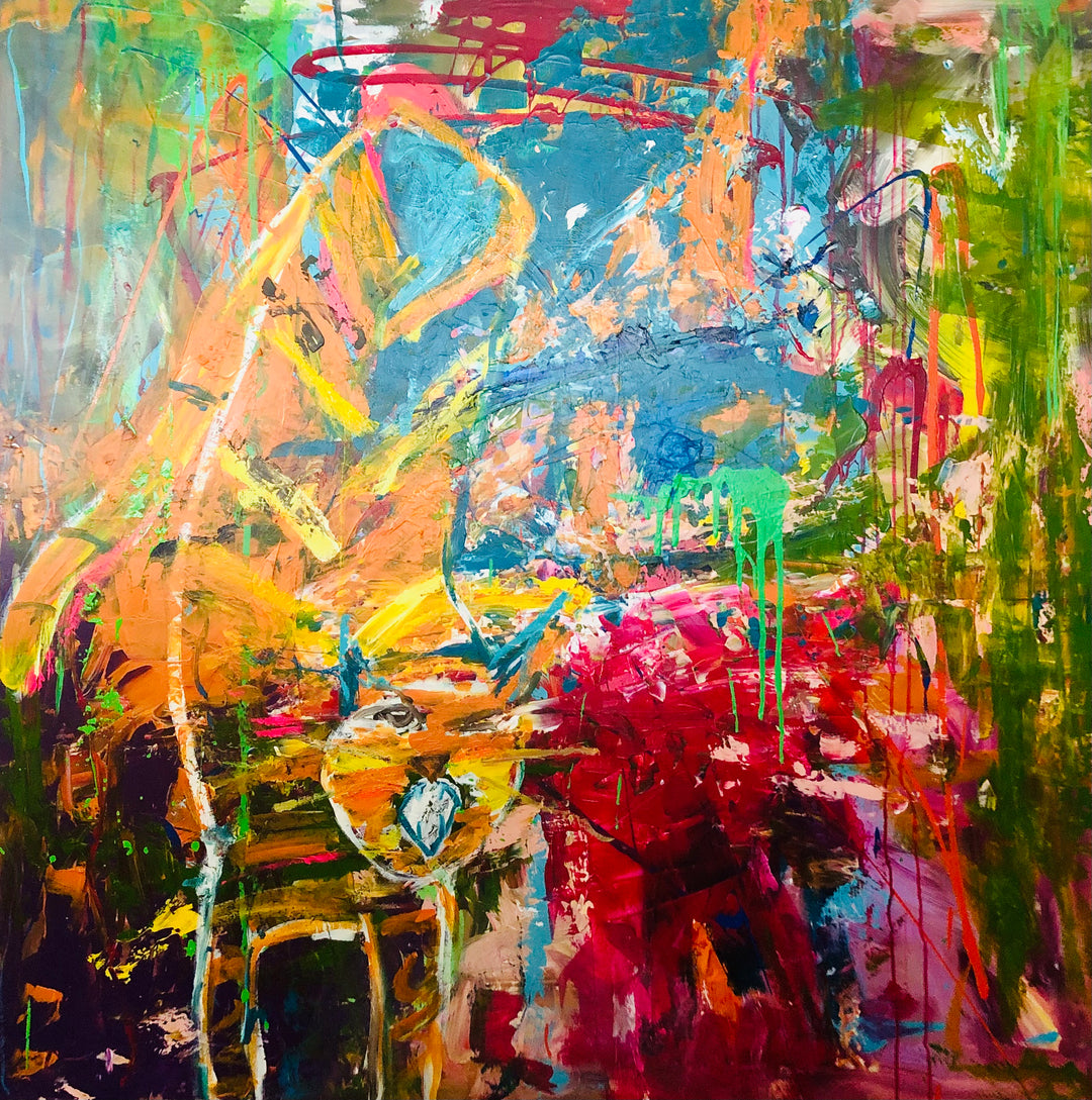 Out of the Blue · 150 * 150 cm