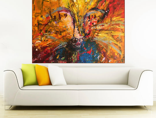 Lion · 150 x 120 cm
