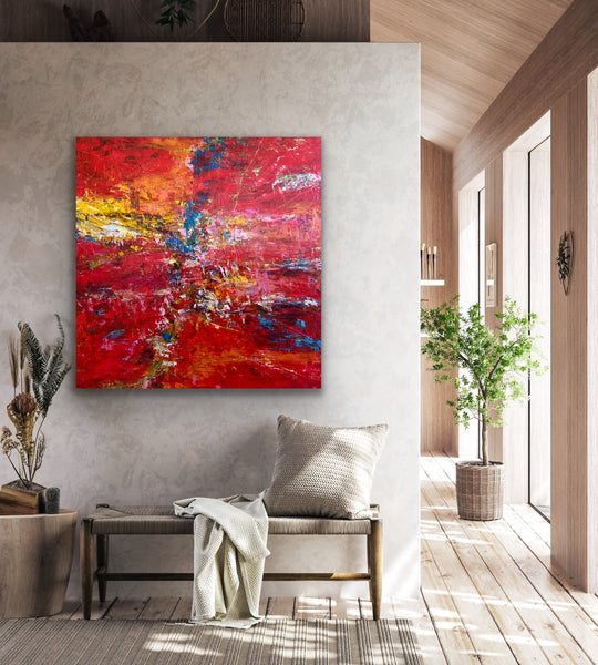 SOLGT / Red · 100 * 100 cm